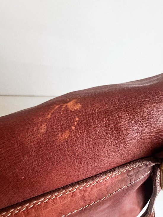 Roots Backpack Brown Leather Satchel Messenger Bag Horween Unisex main image 10